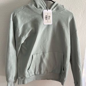 Muted mint relaxation hoodie